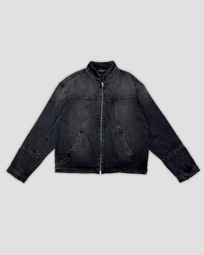 “DENIM ZIPPER” JACKET