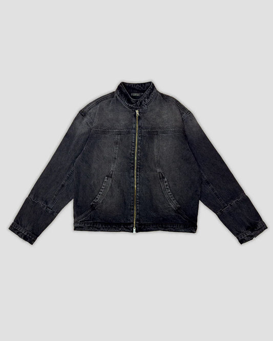 “DENIM ZIPPER” JACKET