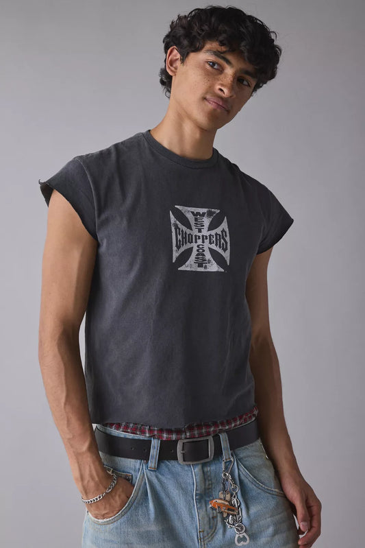 “CHOPPED” CROPPED T-SHIRT