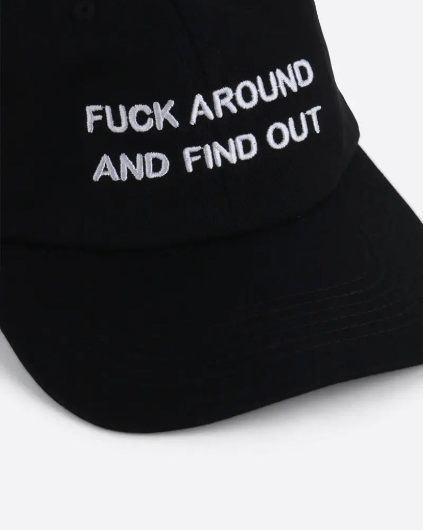 “FUCK AROUND” CAP - AMESSIO