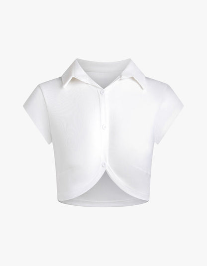 “PLACKET” TOP - Amessio