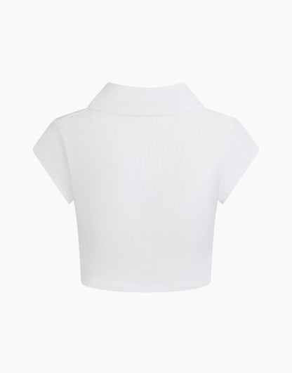 “PLACKET” TOP - Amessio