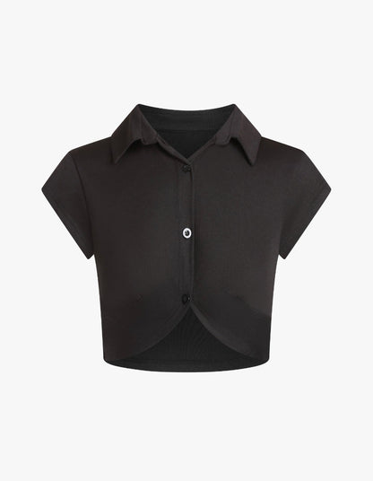 “PLACKET” TOP - Amessio